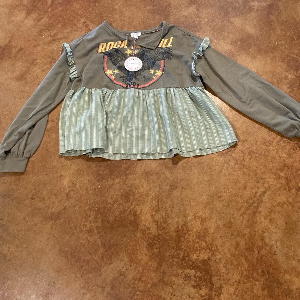 Umgee Rock and Roll long sleeve Top